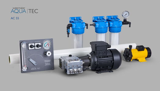Aquatec Watermaker AC 55 for mid-sized yachts
