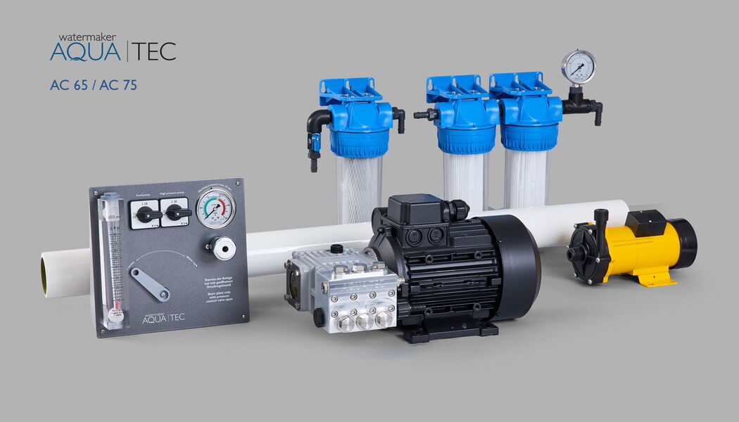 Aquatec Watermaker AC 65 for yachts with a crew of 2-4 people